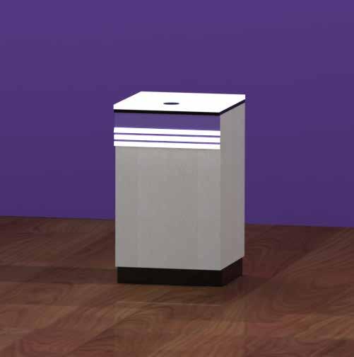 2 POS Cabinet Eye-catching 2 cabinet Creates additional counter space when added to a 4 POS High