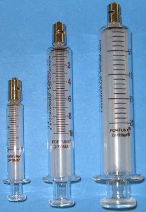 Glass Syringes: Standard & Gas Tight New Era supplies a full range of glass syringes from 50µL to 100mL in gas tight quality and 1mL to 100mL in standard quality.