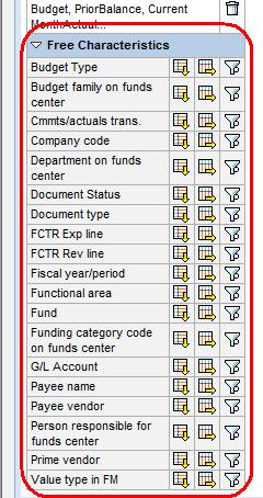 and are usually displayed in rows Key Figures Dollar amounts or units; typically displayed in columns Data