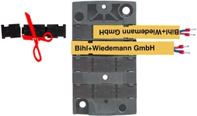 Input Modules (), IP67 Line termination with sealing profiles / junction IP54 max.