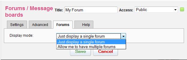 Adding and Moderating a forum 2 Keep in touch with what your users are discussing Click EDIT on your forum.