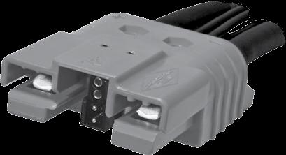 Connectors - up to 80 Amps SBE and SBO connectors build on the capability of the two pole SB connectors by offering up to 8 auxiliary power / signal contacts along with an IEC 60950 touch safe