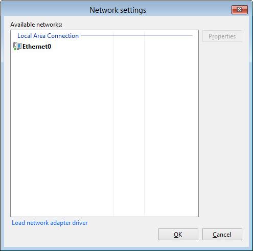 Step 2. Select Network Adapter or Wireless Network To open the Network settings window, click the Network Settings button at the bottom right corner of the Veeam Recovery Media screen.