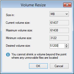 Step 11. Resize Restored Volumes At the Disk Mapping step of the wizard you can set the necessary size for the restored volumes.