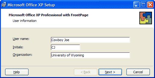 How To Install Microsoft Office XP Professional with FrontPage This application comes with Word, Excel, Access, PowerPoint, Outlook and FrontPage.