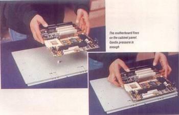 A) Assembling the Motherboard 1. Ensure the casing has appropriate risers or spacers installed between the motherboard and the casing (Figure 1).
