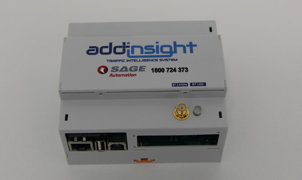 Devices Addinsight Standard Bluetooth Capture Station DIN rail mount enclosure Embedded