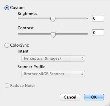 Scanning After you choose a custom size, you can adjust the scanning area. Click and hold the mouse button as you drag the mouse to crop the image. Width: Enter the custom width.