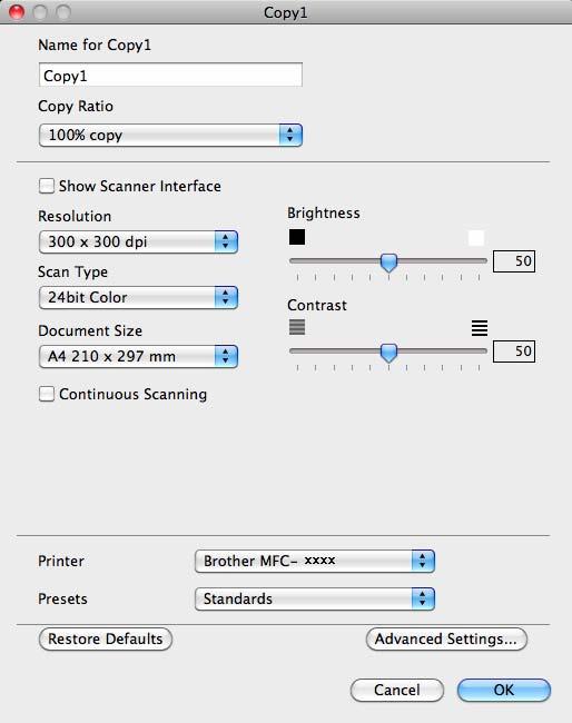 Macintosh. PC-FAX - Lets you scan a page or document and automatically send the image as a fax from the Macintosh. PC-FAX Receiving is not available for Macintosh.