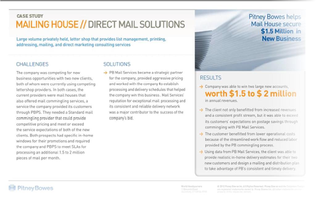 The Tangible Direct Mail Advantage!