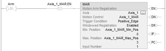 Chapter 2 Manage Event Tasks Continuous task If Arm_Registration = 1 (system is ready to look for the registration mark) then the ONS instruction limits the EVENT instruction to one scan.