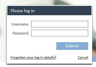 6. FORGOT YOUR USERNAME AND/OR PASSWORD? If you forgot your username and/or password please click on FORGOTTEN YOUR LOG-IN DETAILS? Link.