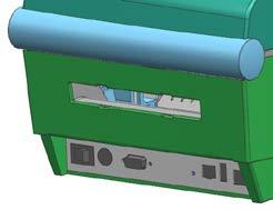 5-14-1 Printer Preparation Remove the rear paper supply cover on