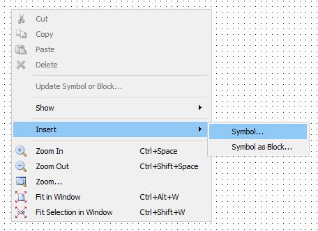 B2. Adding components onto your schematic spreadsheet is called editing. To edit, right click on the spreadsheet and select Insert Symbol.