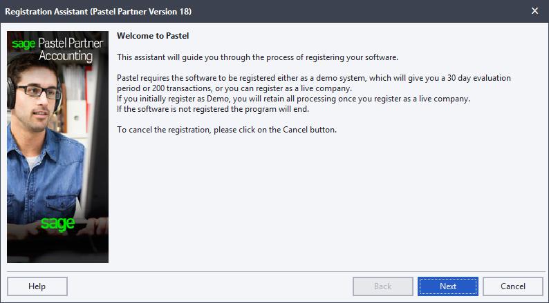 Step four: Registering your workstations The first time