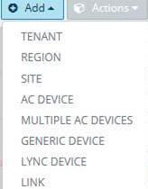 One Voice Operations Center 5.3 Adding Devices This section shows how to add devices. For automatic provisioning, make sure you prepare the device's ini and.cmp firmware files in the Software Manager.
