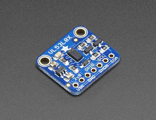 Overview The VL53L0X is a Time of Flight distance sensor like no other you've used! The sensor contains a very tiny invisible laser source, and a matching sensor.
