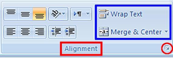 the Dialog Box Launcher arrow at the right bottom corner of the Font, Alignment, or Number Groups This will launch the Format Cells Dialog Box Click on the Border Tab at the top of this Box 1.