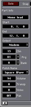 - 100 - Opening and closing the Inspector The Inspector is opened/closed by clicking the Inspector icon in the lower left corner of the Arrange window, or by pressing [Option]-[I] on the computer