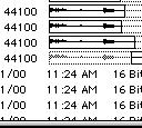 A section of a file is called segment. A single audio file can have several segments.