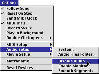 - 37 - Enabling/Disabling Audio Cubasis VST allows for the use of up to 8 audio channels.