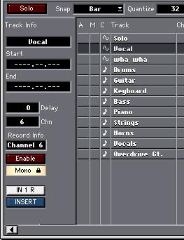 Selecting and setting up a Track About Stereo and Mono Before you select a Track to record on, it is necessary to understand the basic concept about audio channels and how Cubasis VST handles mono