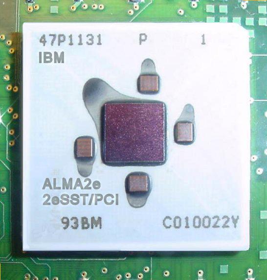 Figure 1. ALMA2e Chip The ALMA2e has been successfully validated on two different models of Thales Computers PowerPC VME boards which are now being announced.