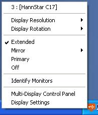 A display device described in this section means devices such as CRT, LCD monitor, TV display, projector.