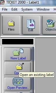 Click on FILES ICON and in the left hand column select OPEN Double Click