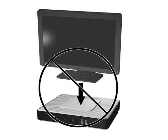 Thin clients require proper ventilation to maintain operating temperature. Do not block Do not put thin clients in drawers or other sealed enclosures.