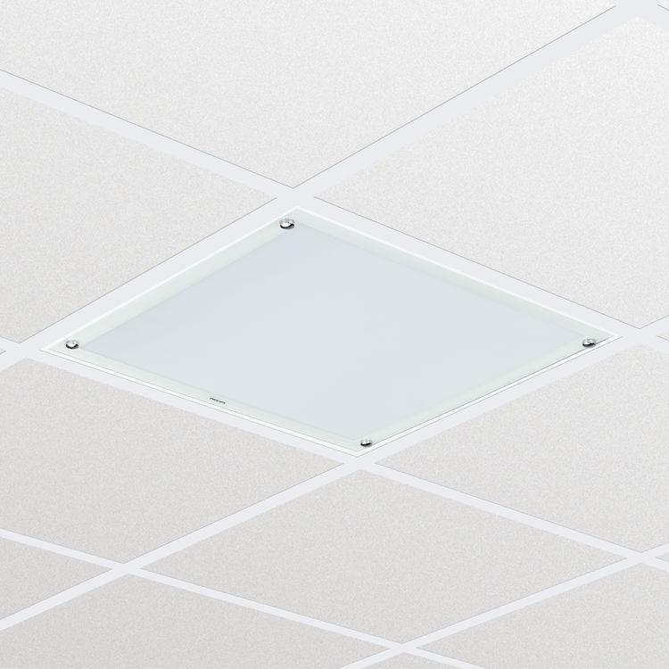 Type CR150B ( PMMA- version) CR250B ( glass- version) Ceiling type Exposed- and symmetrical concealed T-bar ceiling and plaster (board) ceiling Ceiling grid Module size in