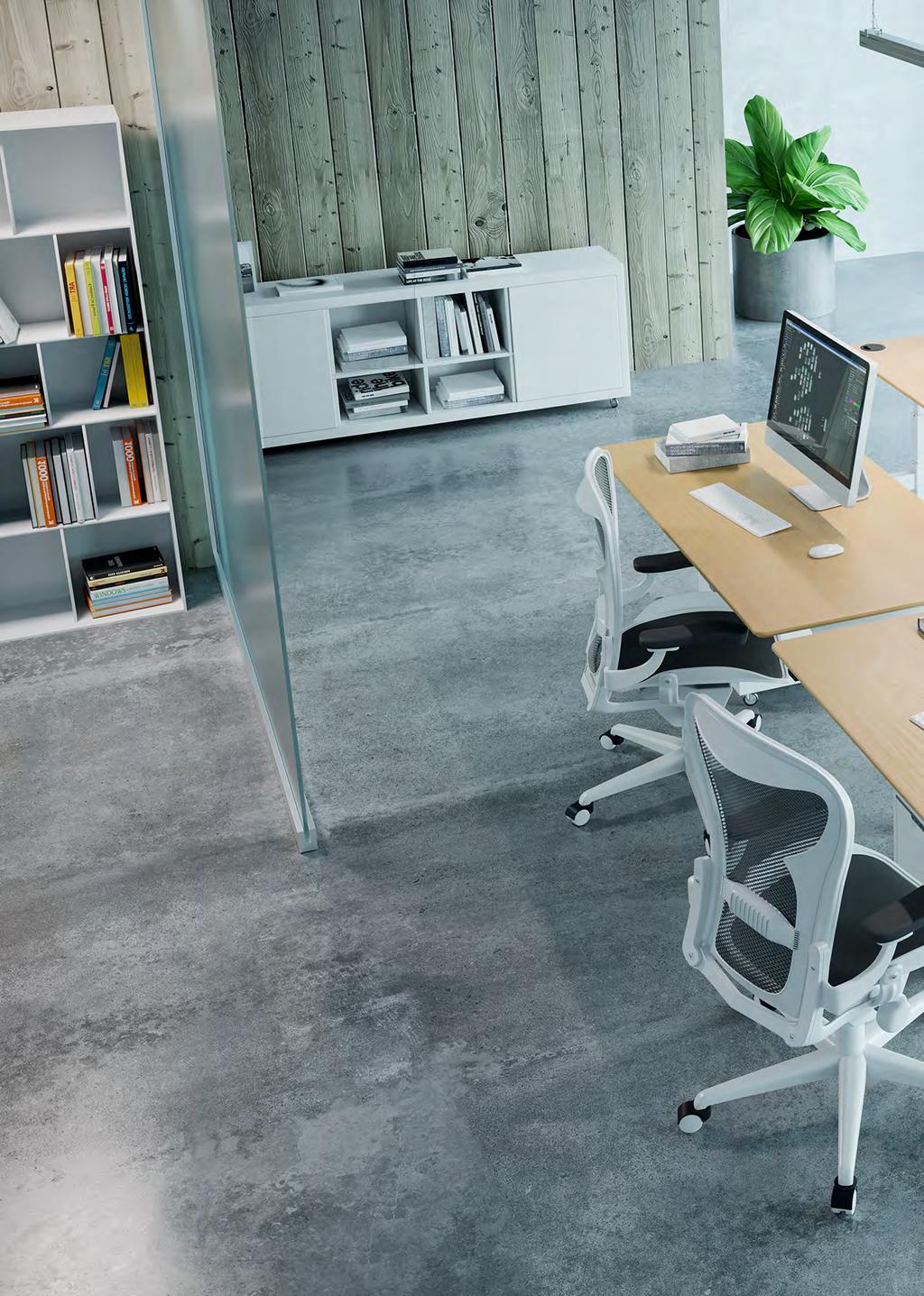 501-88 501-88 Functionality and modern design The bench 501-88 is very suitable for large office environments and the design makes it easy to separate the desks from each other with a partition