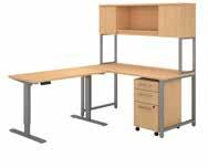 09"H 60W Height Adjustable Standing Desk, Credenza and Storage 400S190XX List Price
