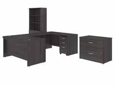 60W x 30D Desk with 3 Drawer Mobile Pedestal STC014XX List Price - $984.00 59.45"W x 29.37"D x 29.