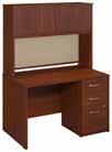 44"H 42W x 42D Corner Desk with (2) 30W Returns, Hutch and Storage SRE223XXSU List Price - $3,153.00 71.30"W x 71.30"D x 65.