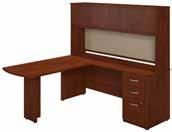 85"H 72W x 24D Desk with Peninsula Return and 3 Drawer Pedestal SRE138XXSU List Price - $1,302.00 71.02"W x 71.02"D x 29.