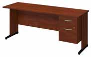 70"H 66W x 30D C-Leg Desk with 3/4 Pedestal SRE197XXSU List Price - $858.00 65.