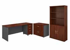 85"H 60W Right Hand U Shaped Desk with Storage and Conference Table SRC098XXSU List Price - $4,139.00 59.45"W x 101.65"D x 72.