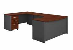 80"H 60W x 24D Credenza Desk Shell with 3/4 Pedestal SRC072XXSU List Price - $812.00 59.45"W x 23.35"D x 29.