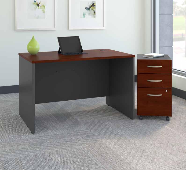 Reception Reception L Desk with Hutch and 3 Drawer Mobile Pedestal SRC003XXSU List Price - $1,793.00 71.00"W x 77.
