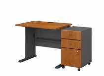 36W 48W Series A 36W x 27D Desk with 3 Drawer Mobile Pedestal SRA024XXSU List Price - $892.00 51.