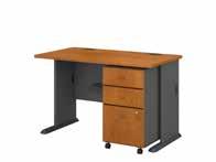 00 35.59"W x 26.81"D x 66.32"H 48W Desk with 3 Drawer Mobile Pedestal SRA025XXSU List Price - $924.