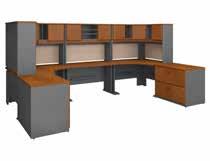78"H 48W Corner Desk with 36W Desk and File Storage SRA054XXSU List Price - $2,230.00 82.76"W x 47.