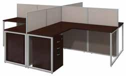 Easy Office 60W Straight Desk Open Office with 3 Drawer Mobile Pedestal 60.04"W x 30.51"D x 44.88"H EOD160SMR-03K List Price $1,420.