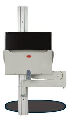 right Antimicrobial touch points Monitor height adjustment: 11 VESA mount