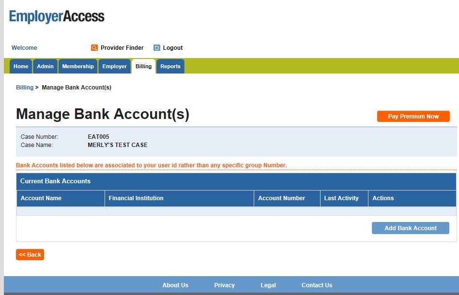 Employer-level capabilities, continued 7 Manage bank accounts EmployerAccess is a safe and secure site.