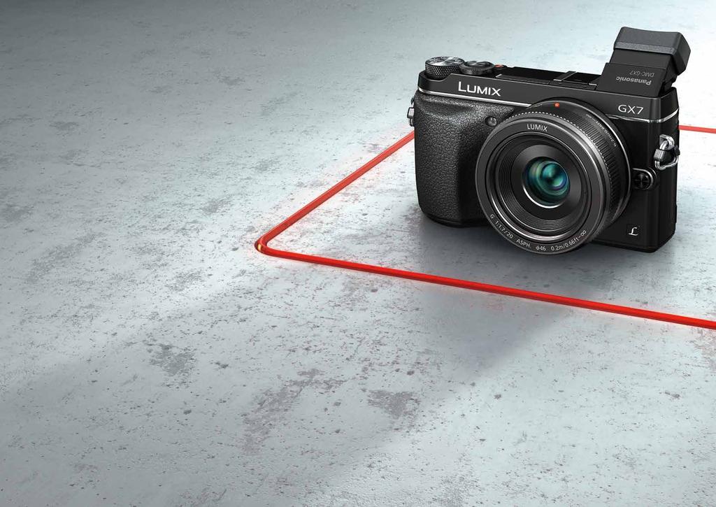 DMC-GX7 LUMIX GX7 The Photographer s Camera 18 19 Created for the demanding photographer, with an image sensor that captures the finest details and a high-performance engine to minimise noise.