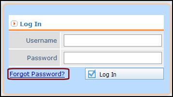 Forgot Password? If you forget your password, you can also request a password reset on the Log In page.