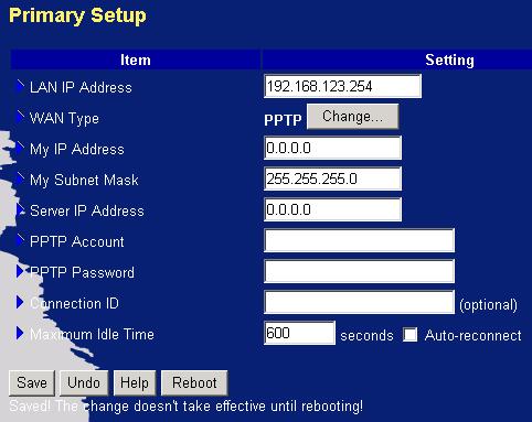 4.4.1.6 L2TP 1. IP Mode: The IP Mode assigned by your ISP. You can select either Static IP Address or Dynamic IP address. 2.