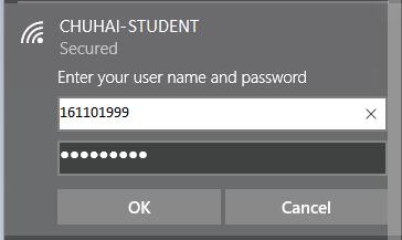Step 3: Input the login information of your student account.